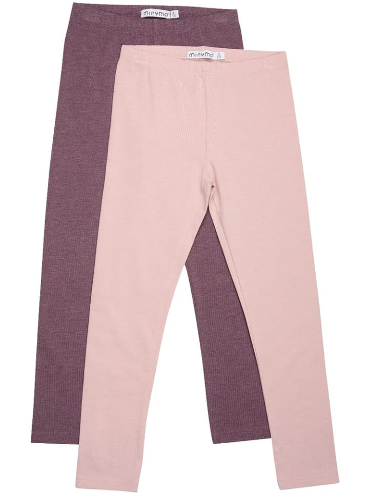 Kinder Leggings "Basic Leggings (2-pack)" in Rosa