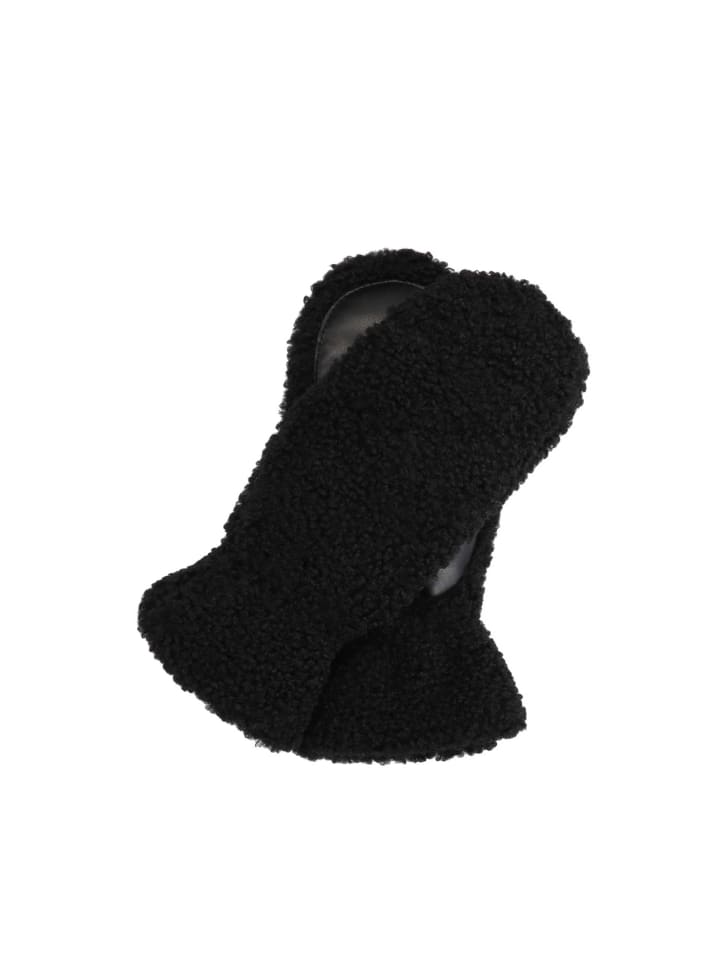 Handschuhe (Echt-Leder) in Schwarz