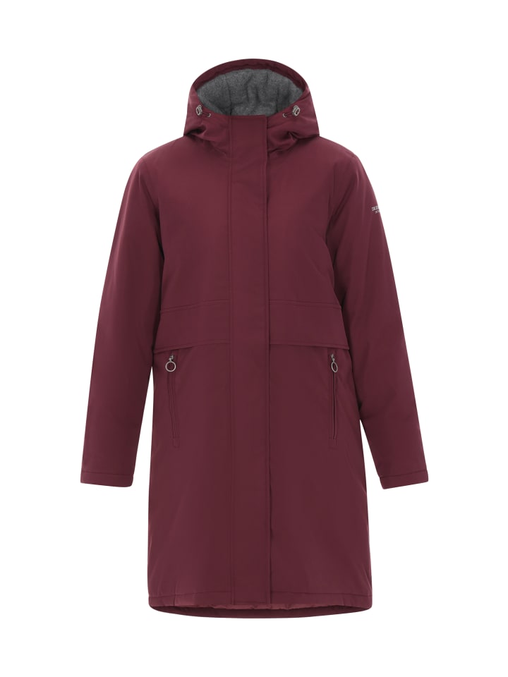 Women Parka in burgundy