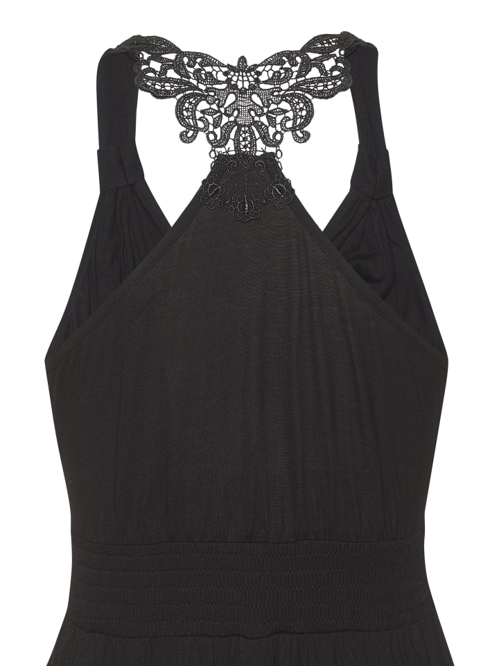 Maxikleid in schwarz