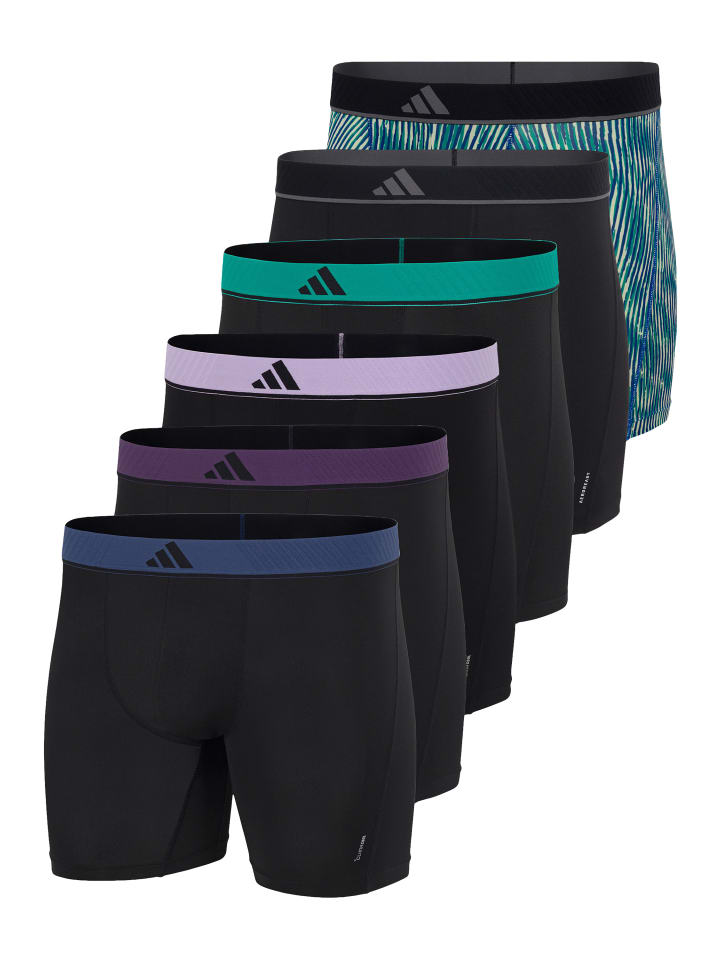 Long Short / Pant Active Micro Flex in Schwarz / grün