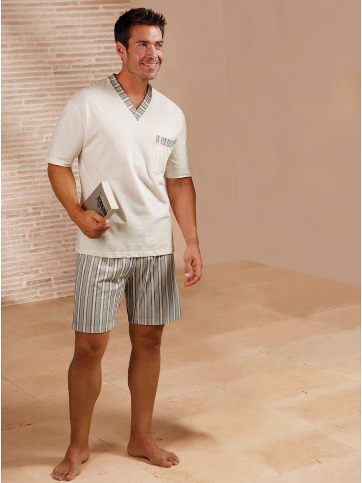Shorty in natur-gestreift