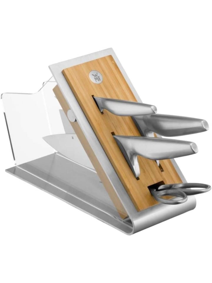 Chef's Edition Messerblock mit Messerset in Silber