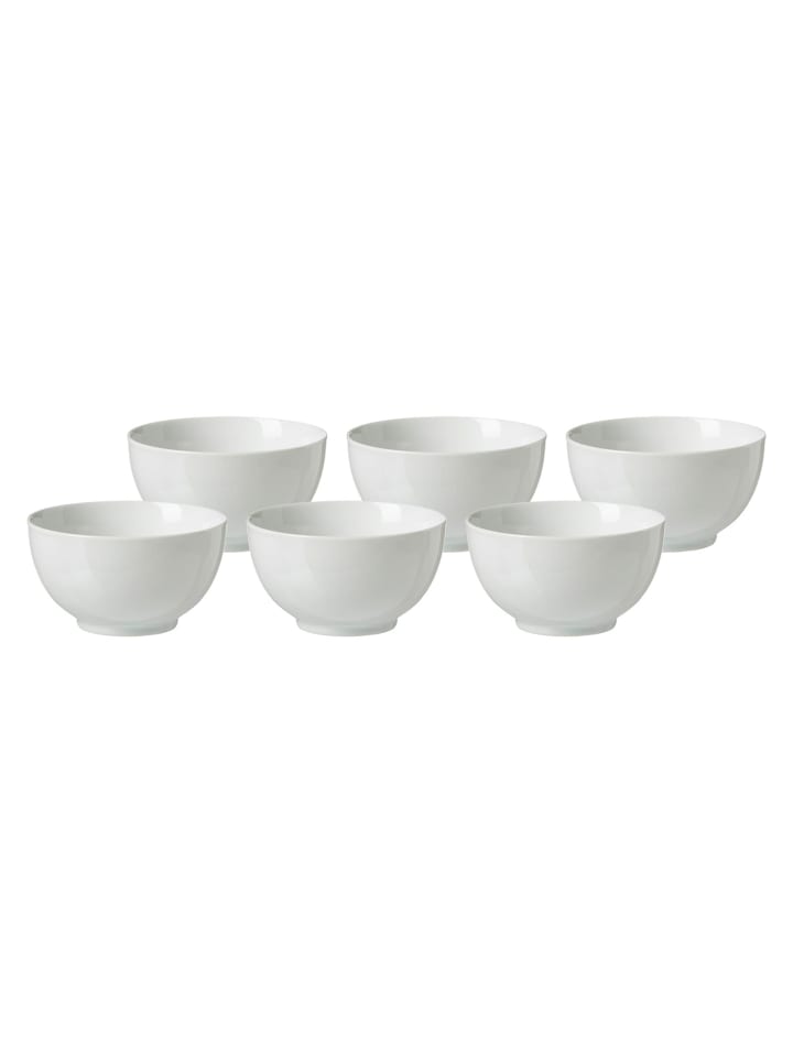 6er Set Müslischalen Bianco in Weiß ø 15.0 cm