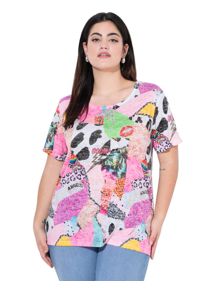 Shirt in fliederviolett