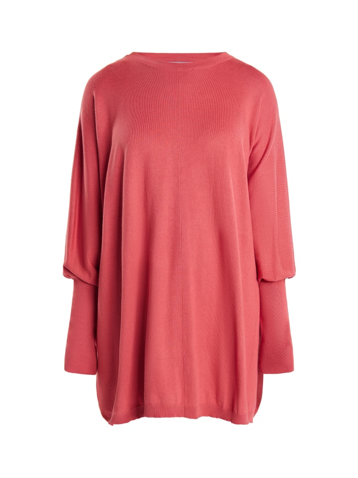 Women Strick Pullover in Vintage Rot