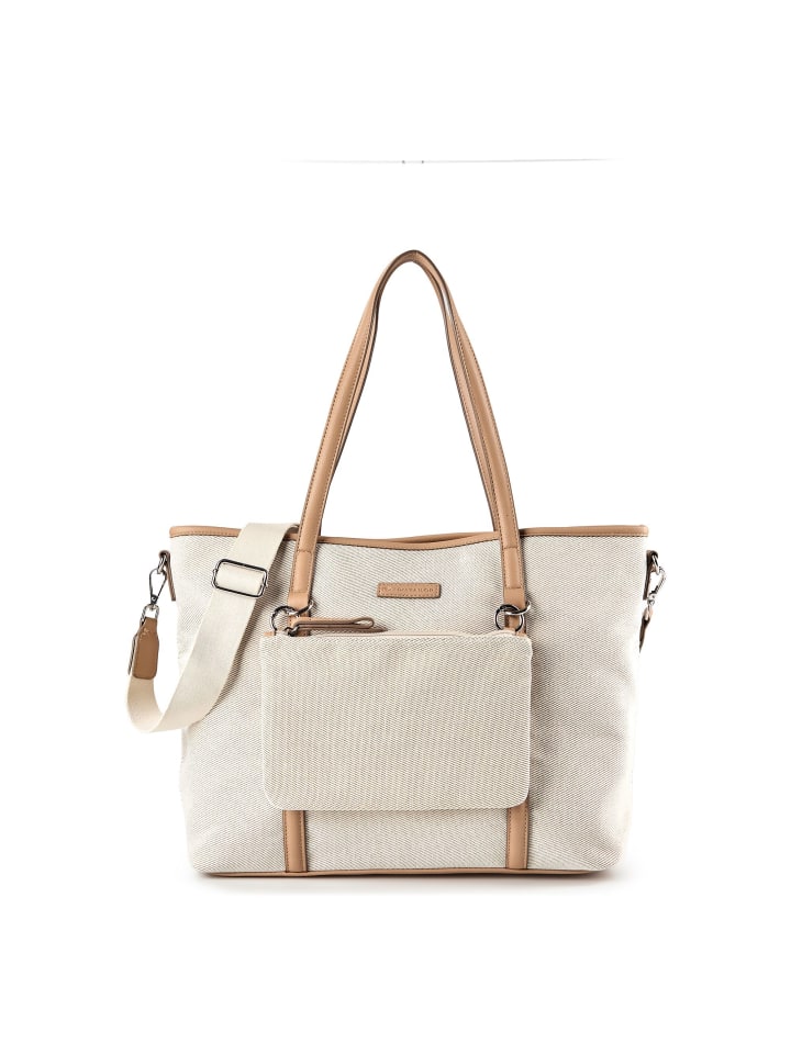 Jamila Shopper Tasche 43.5 cm mixed off white