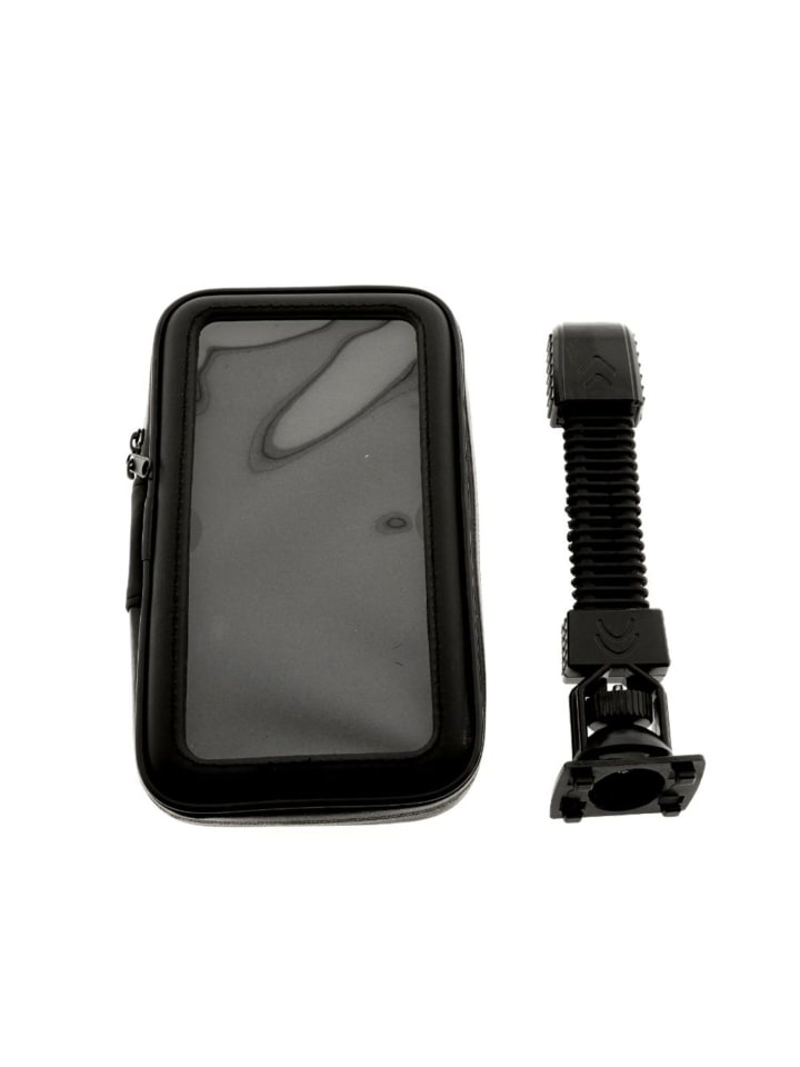 Wasserdichte Motorradtasche für bis zu 6,7 Zoll in Schwarz