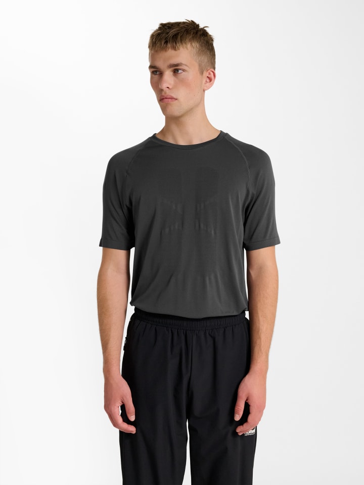T-Shirt Hmlhiit Multisport Herren in EBONY