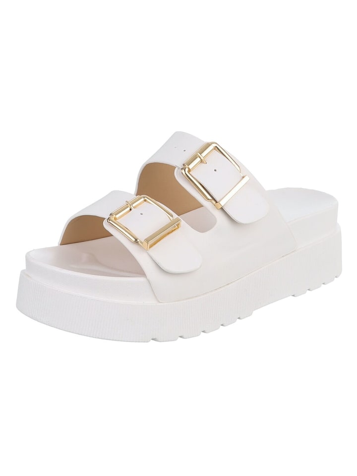 Sandale & Sandalette in Weiß