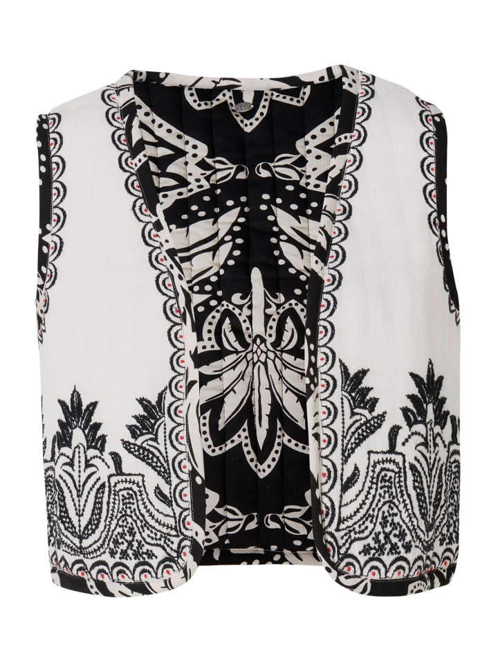 REVERSIBLE PADDED VEST in weiß