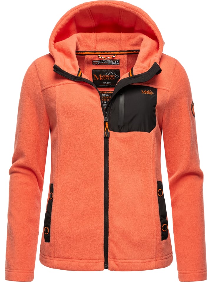 Fleecejacke Mount Iwaki in Coral
