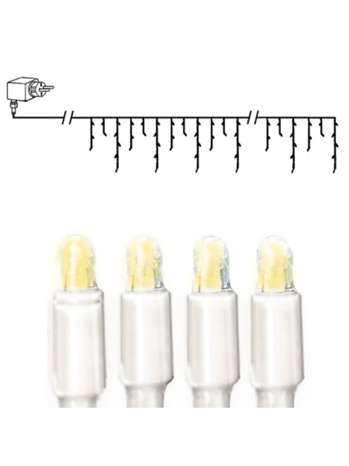 LED Lichtervorhang Micro in Transparent