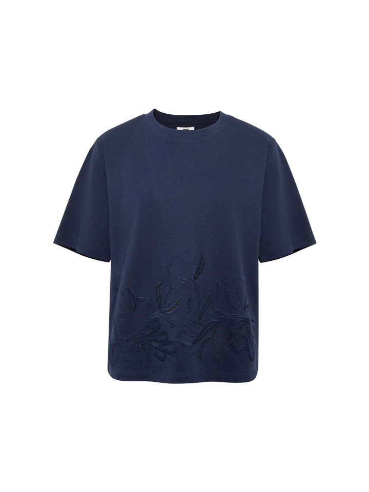 T-Shirt Short Sleeve Fashion in Navy Blazer