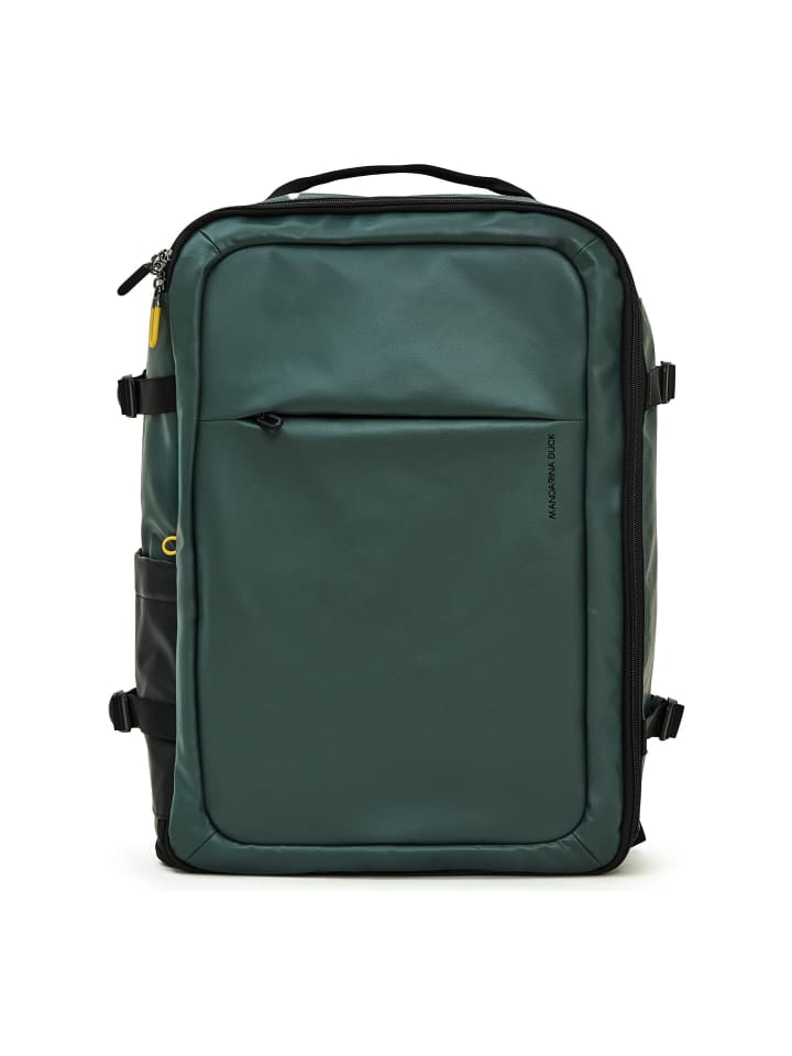 Eco Coated Business-Rucksack 50 cm Laptopfach deep green