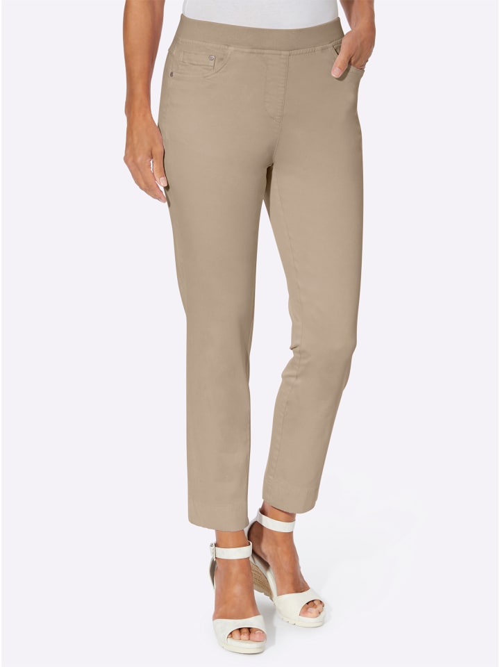 7/8-Jeans in beige