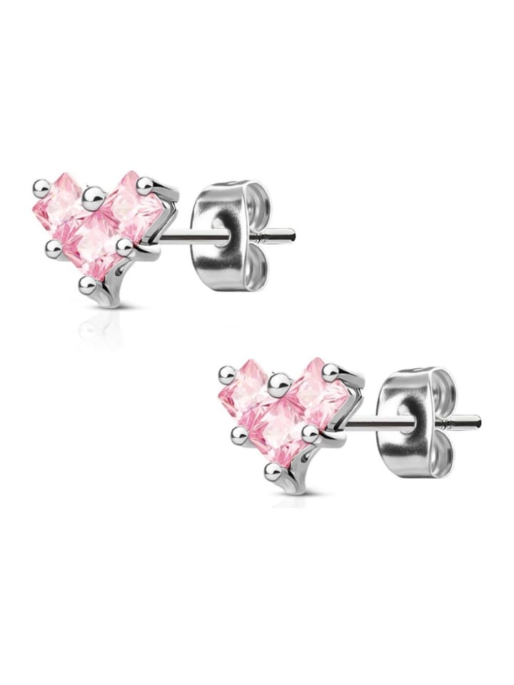 Ohrstecker in Pink