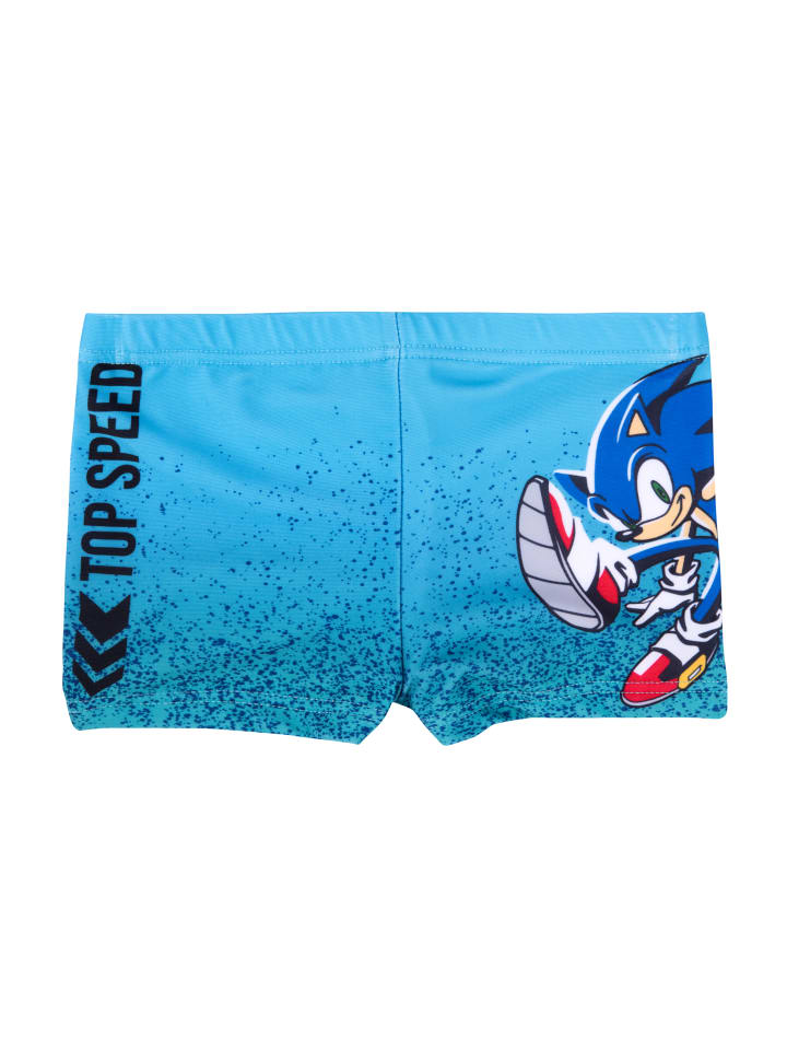 Sonic The Hedgehog Badehose Schwimmhose Badekleidung Hose in blau