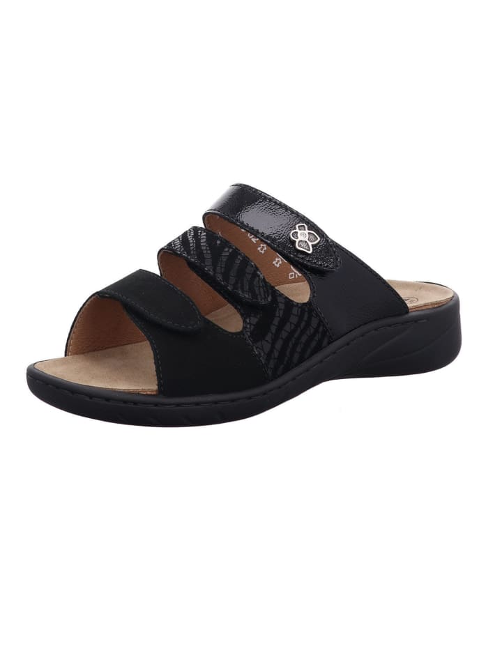Pantolette in schwarz