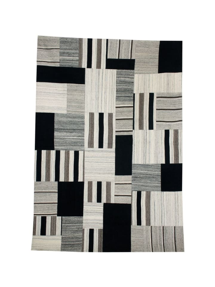 Kurzflor Teppich Ruben 320 in Grau Multicolor