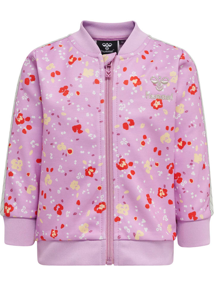 Reißverschluss Jacke Hmlnica Mädchen in MAUVE MIST