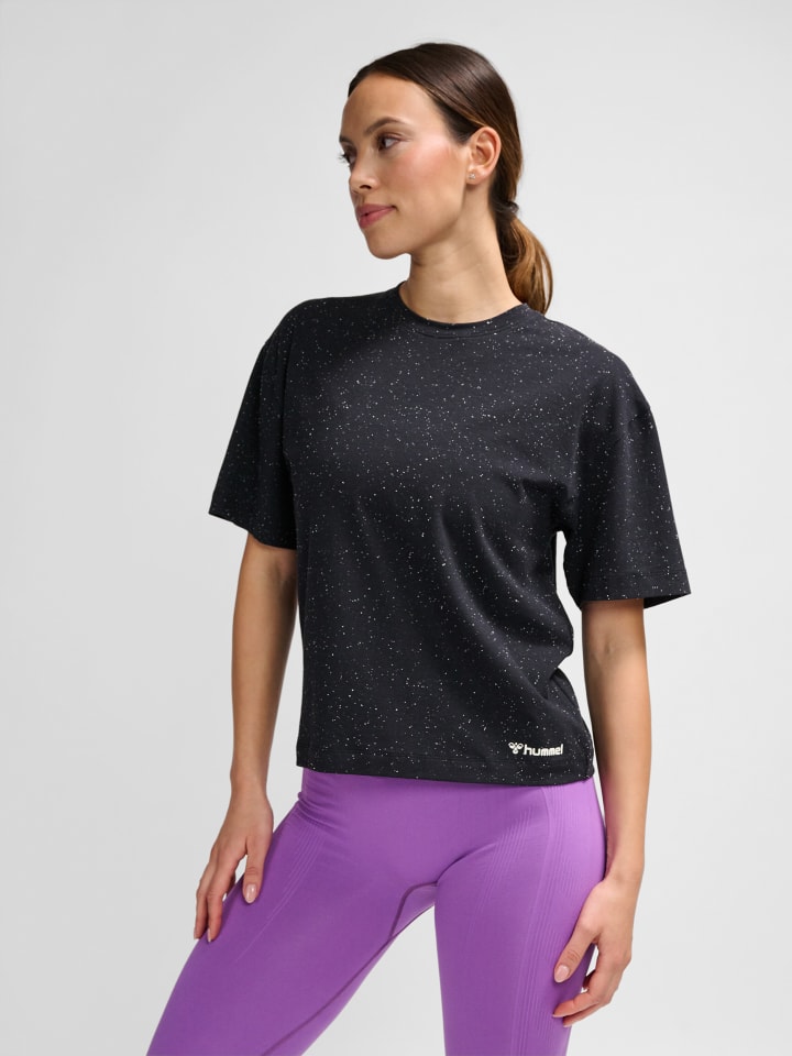 T-Shirt Hmlmt Ultra Multisport Damen in BLACK MELANGE