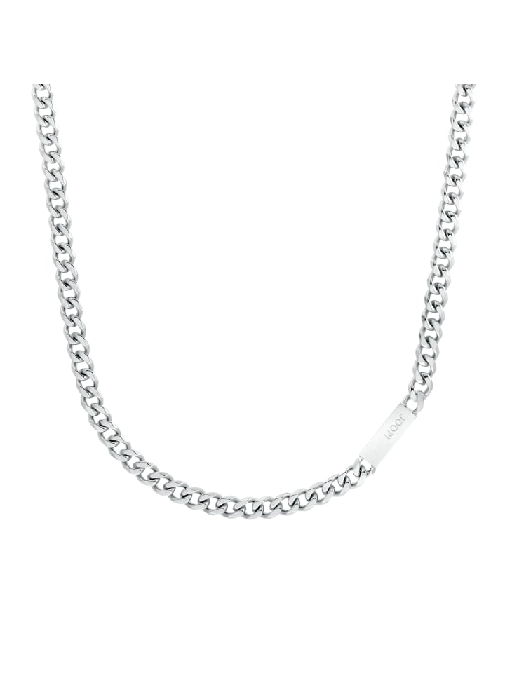 Halskette Edelstahl in Silber