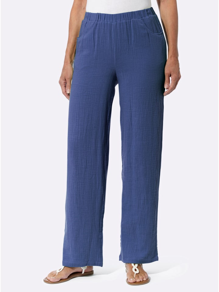 Schlupfhose in jeansblau