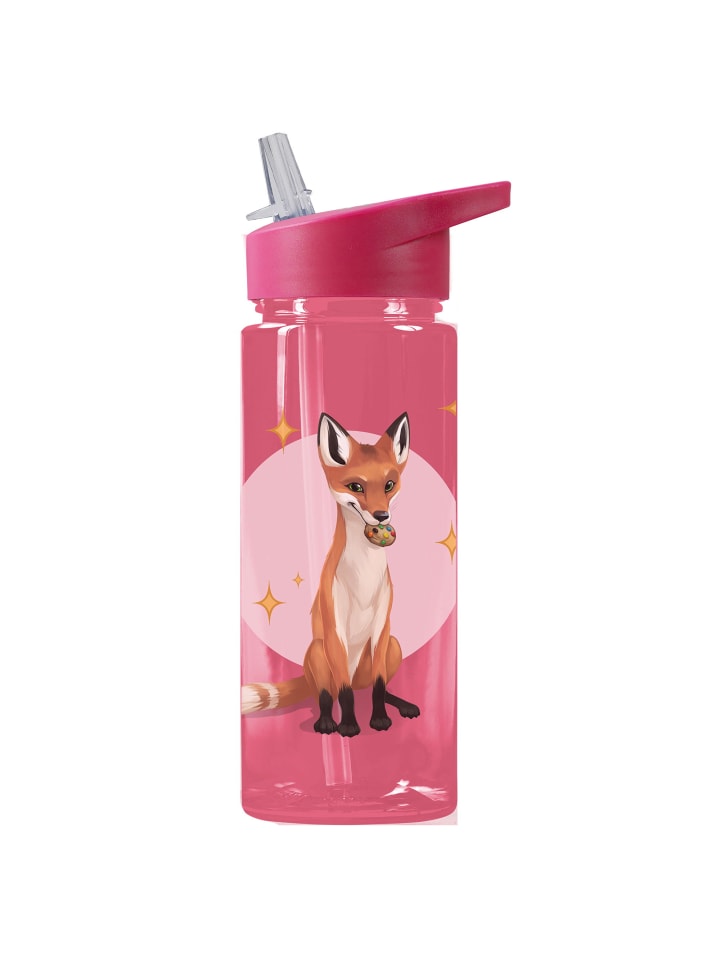 Die Schule der Magischen Tiere Trinkflasche 500 ml | Beerenrot in Rot