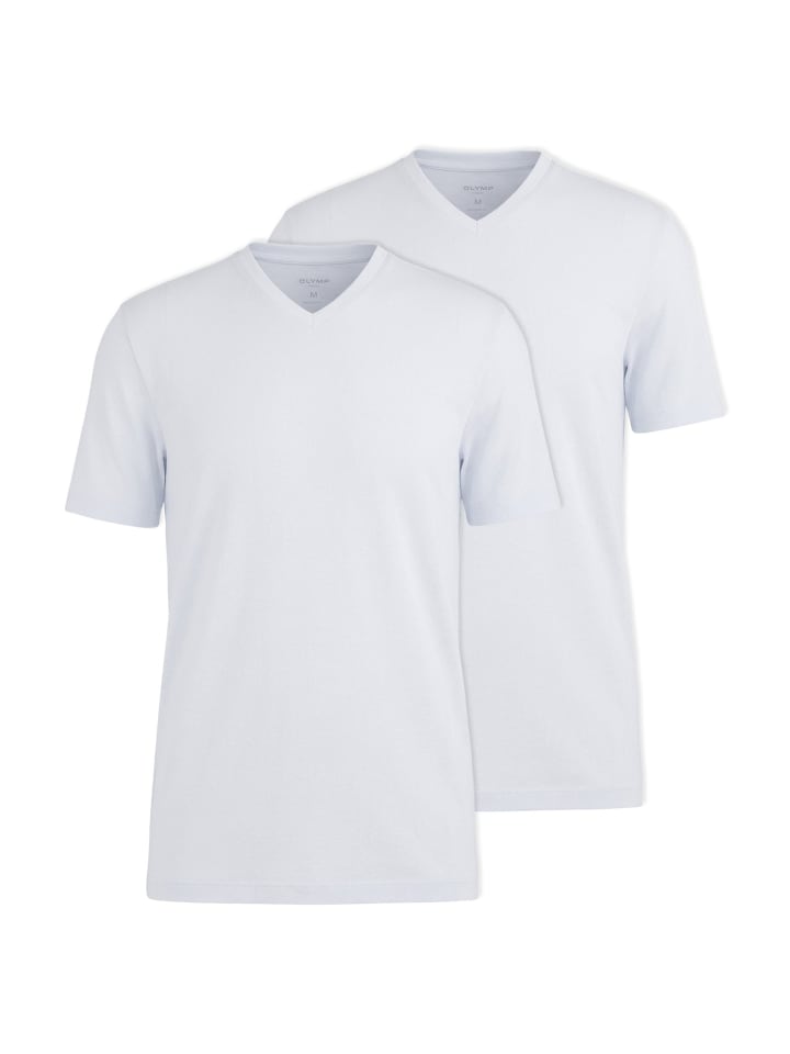 T-Shirt 2er Pack in Weiß