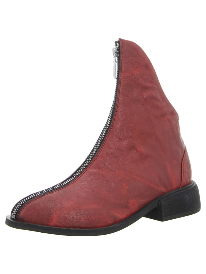 Klassische Stiefelette in rot