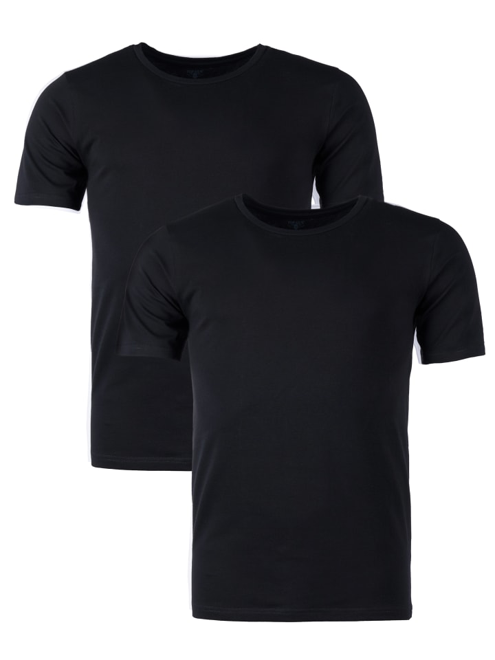 T-Shirt Doppelpack TGUW003 in black