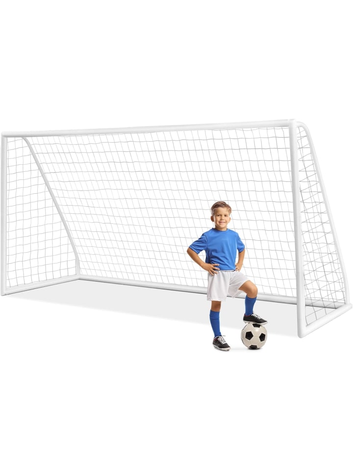 Fußballtor 365x182cm in Weiß