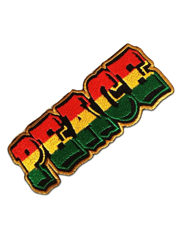 Reggae Peace FriedenApplikation Bügelbild inBunt
