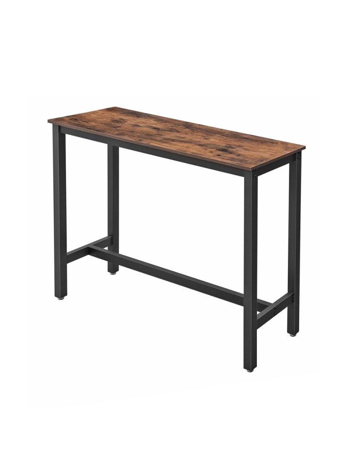 Tisch hoch Barnet in Braun-schwarz - (B)120 x (H)100 x (T)40 cm