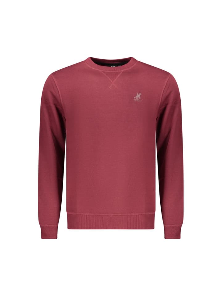Rot Polyester Herren Sweatshirt
