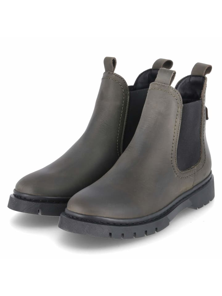 Chelsea Boots in grün