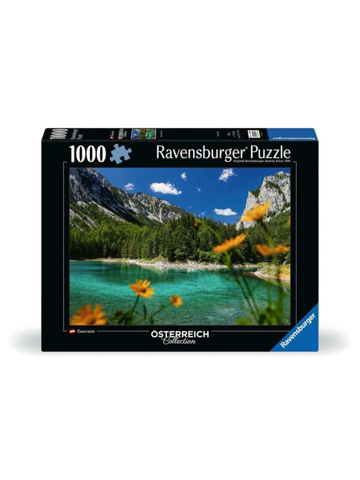 Ravensburger Puzzle 1.000 Teile Grüner See bei Tragöß in bunt