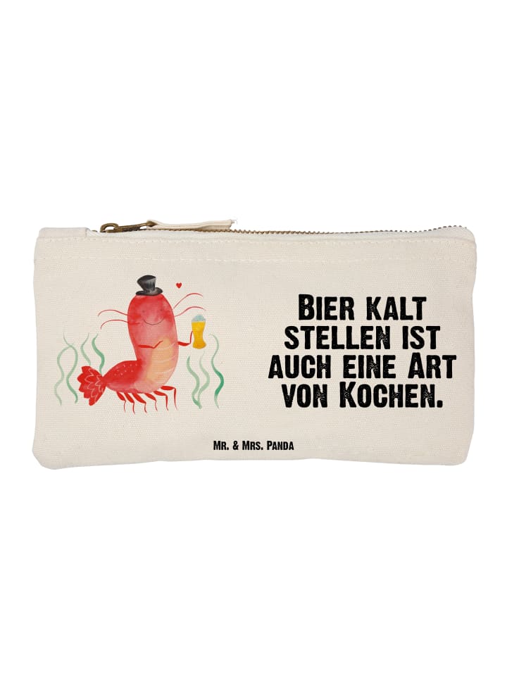 Etui Hummer Weizen mit Spruch in Weiß