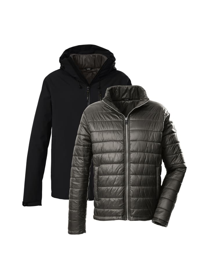 Kombijacke in schwarz