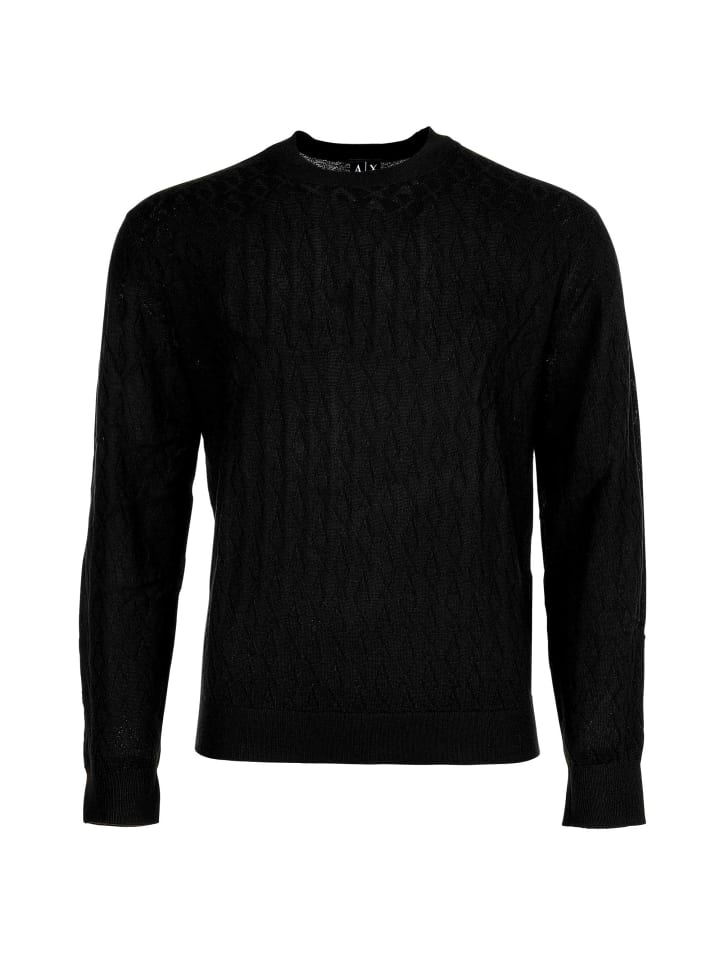 Strickpullover in Schwarz