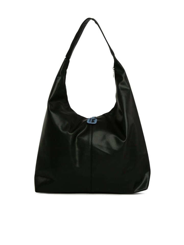 Schultertasche in Schwarz
