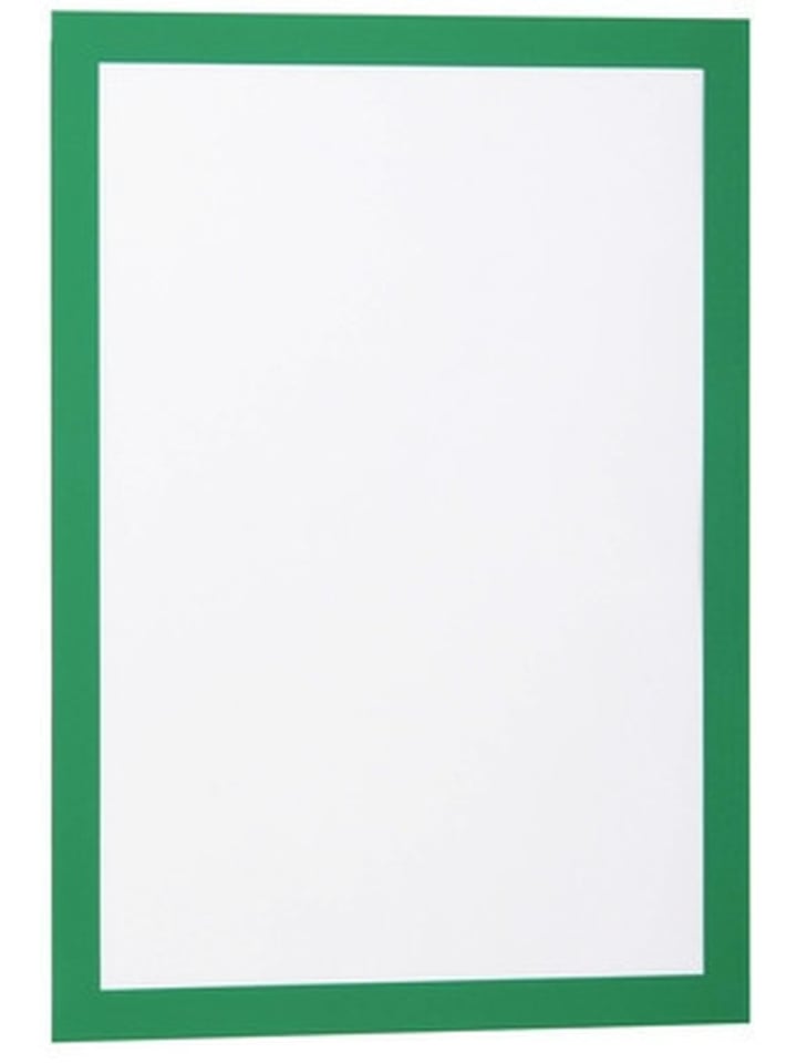 Magnetrahmen Duraframe selbstklebend A4 grün Packung mit 10 Stück