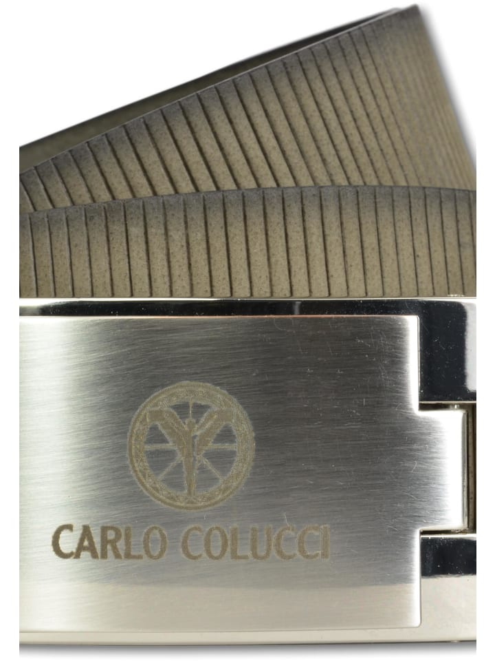 Ledergürtel Cavosi in Taupe