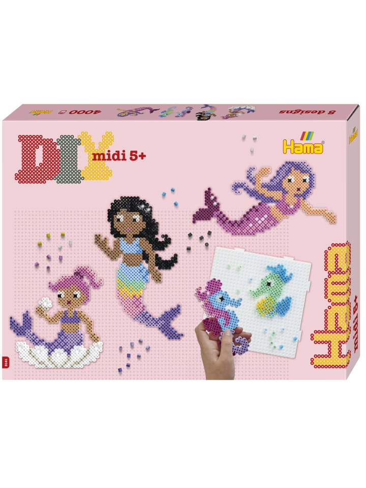 Geschenkpackung Meerjungfrauen Midi-Bügelperlen - ab 5 Jahren