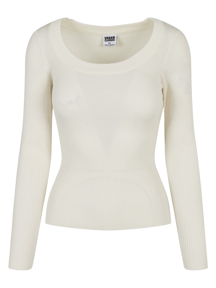 Crew Neck Jumper in whitesand