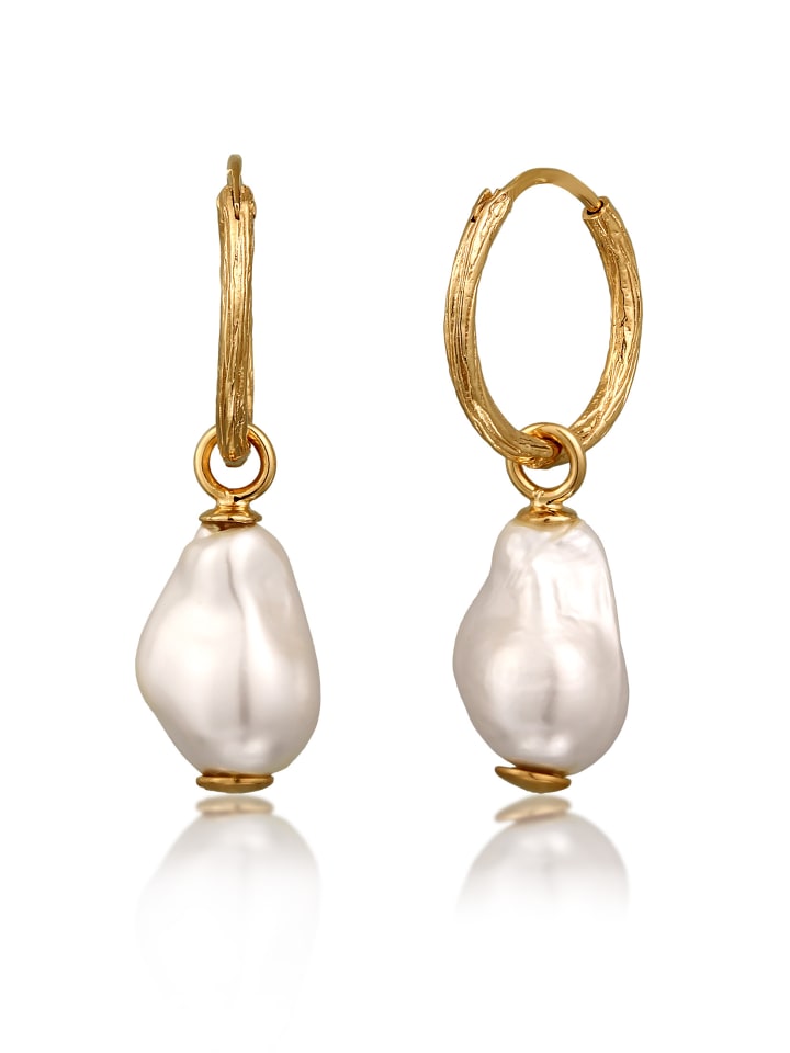 Ohrringe 925 Sterling Silber in Gold