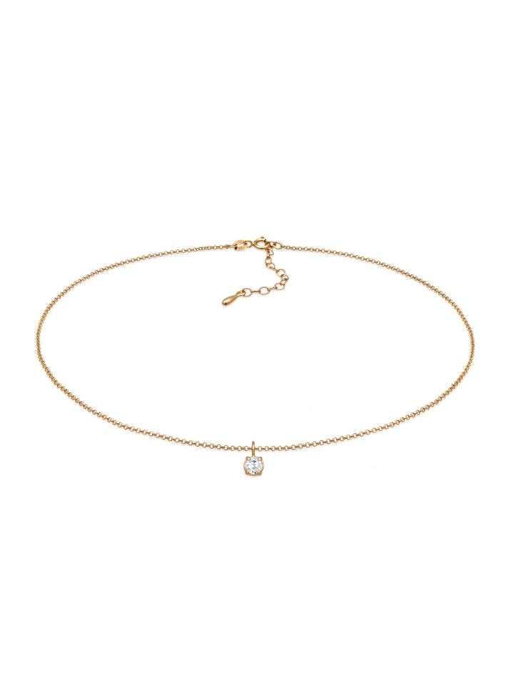 Halskette 925 Sterling Silber in Gold