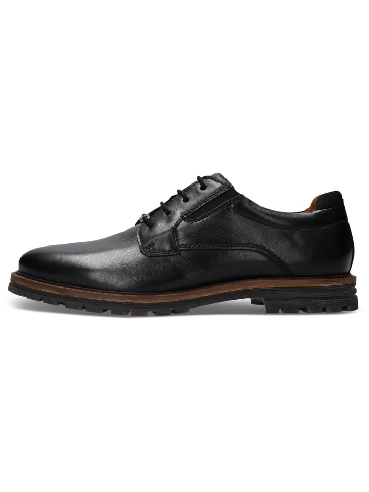Schnürschuh in schwarz