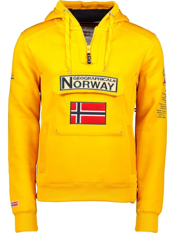 Hoodie "Gymclass Db Men 100" in Gelb